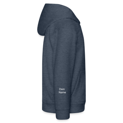 Kinder Premium Hoodie - Jeansblau