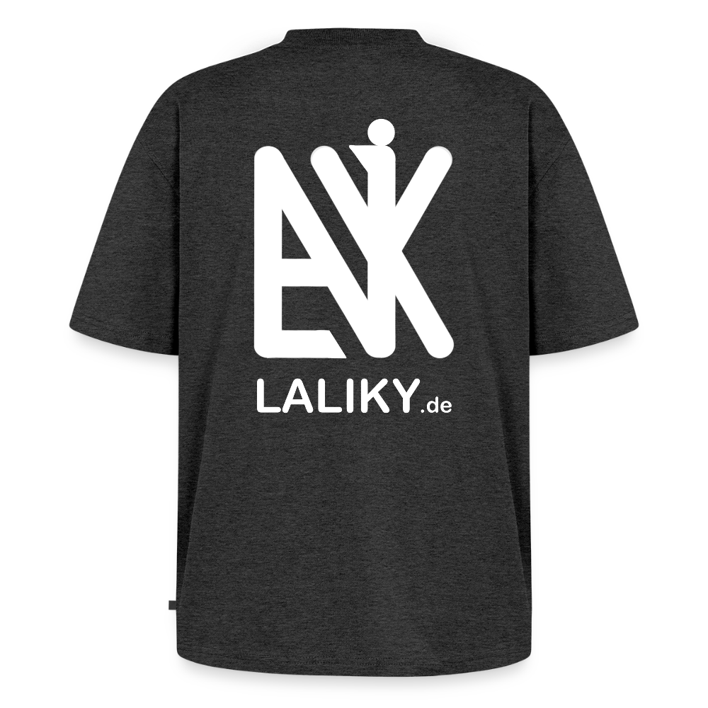 Unisex Oversized Bio T-Shirt - laliky.de - Anthrazit meliert