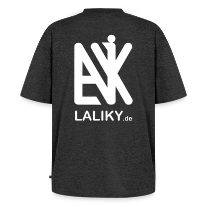 Unisex Oversized Bio T-Shirt - laliky.de - Anthrazit meliert