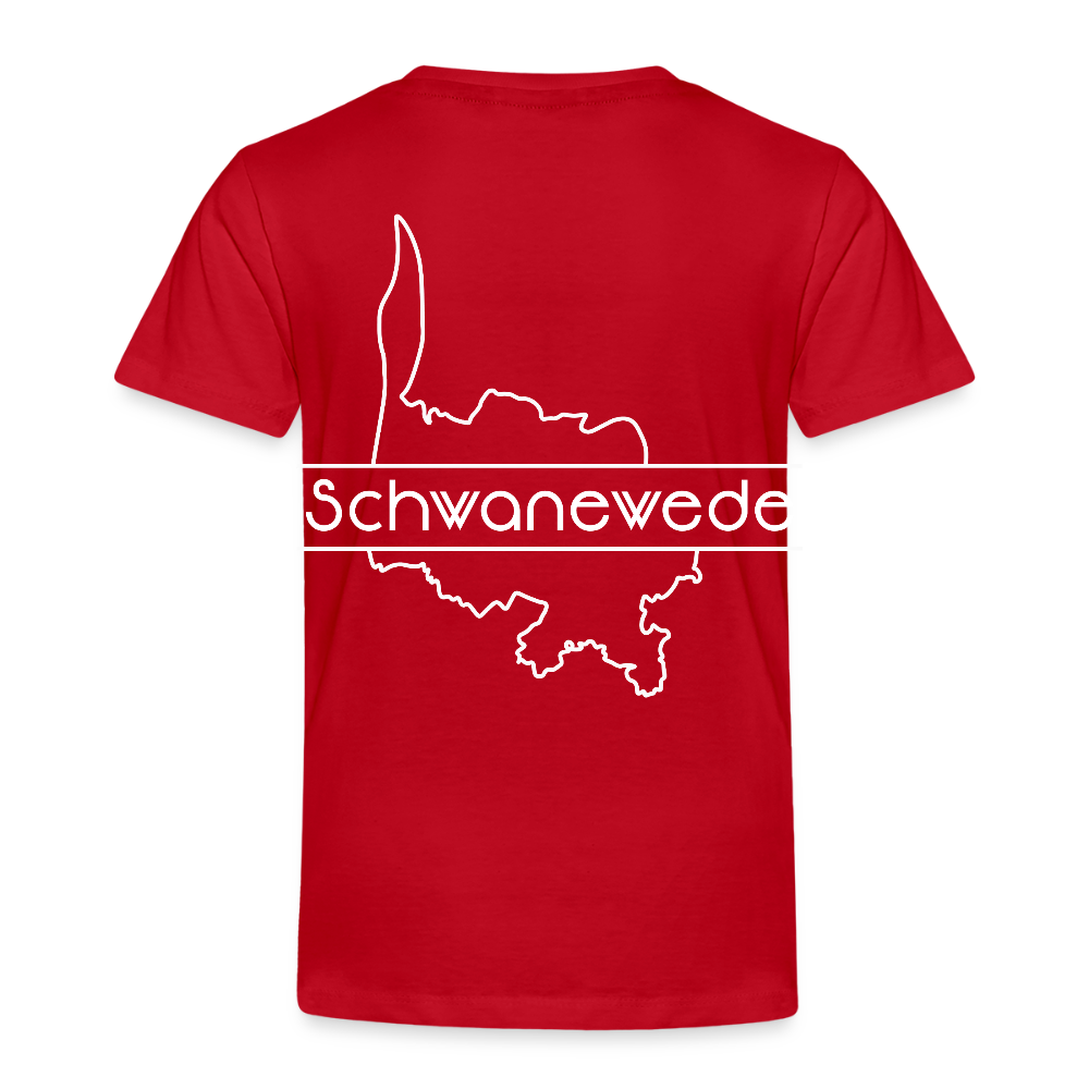 Kinder Premium T-Shirt - Schwanewede - Rot