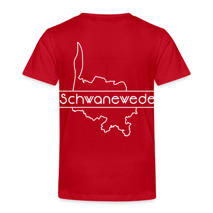 Kinder Premium T-Shirt - Schwanewede - Rot