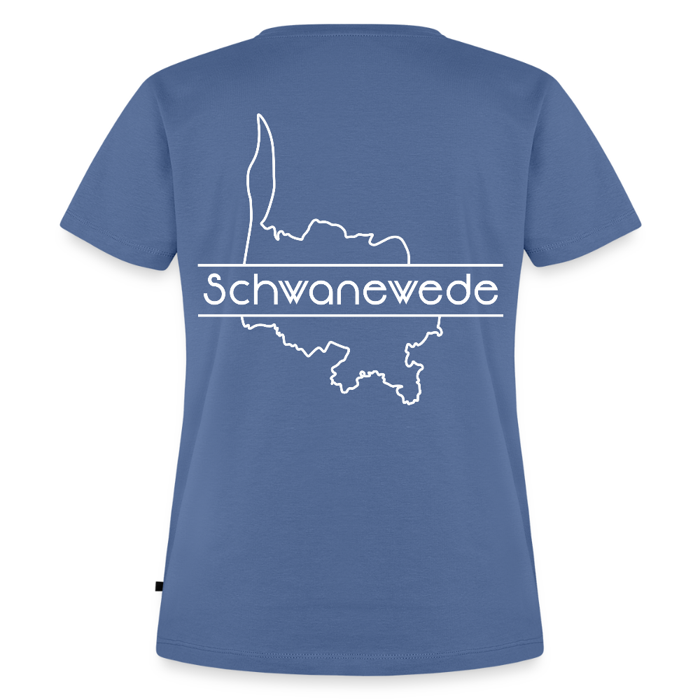 Frauen Premium T-Shirt - Schwanewede - Taubenblau