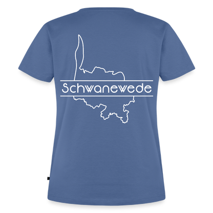 Frauen Premium T-Shirt - Schwanewede - Taubenblau