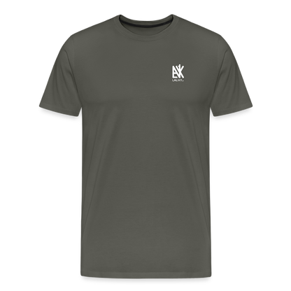 Männer Premium T-Shirt - Schwanewede - Asphalt