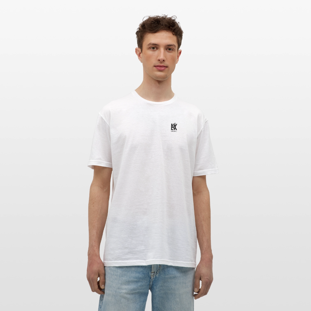 Männer T-Shirt - QR Code (Weiß) - Weiß