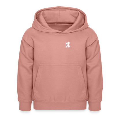 Kinder Hoodie - Nein heißt Nein! (weiß) - Altrosa