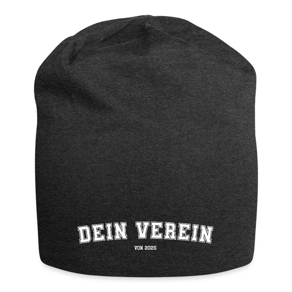 Jersey-Beanie - Dein Verein - Anthrazit