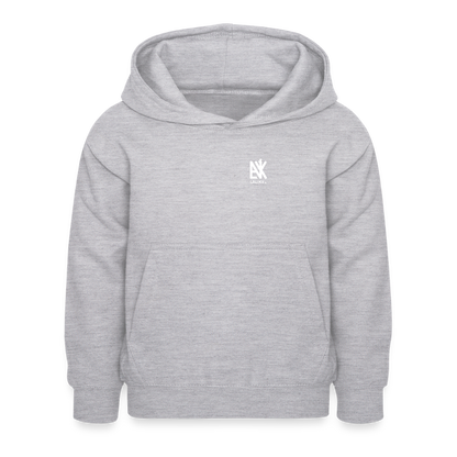 Kinder Hoodie - Nein heißt Nein! - Hellgrau meliert