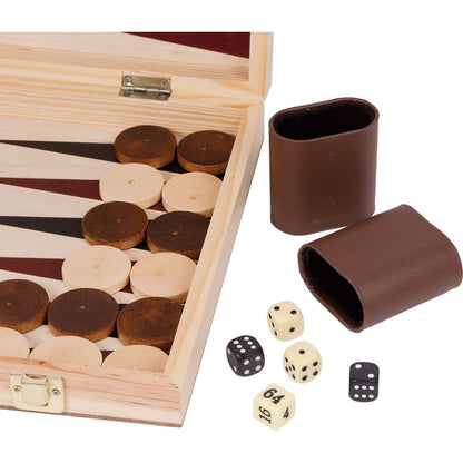 Schach und Backgammon Koffer