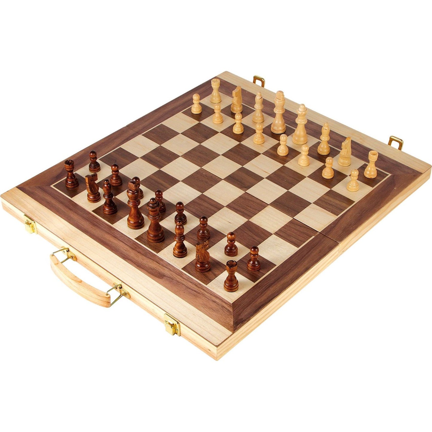 Schach und Backgammon Koffer