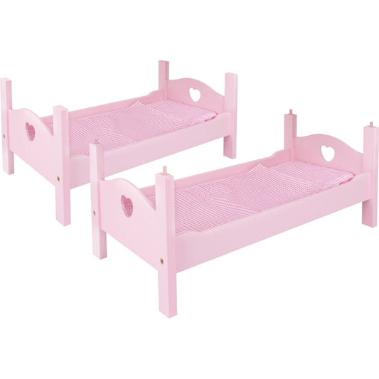 Puppenhochbett pink