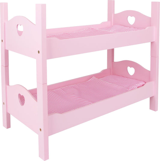 Puppenhochbett pink