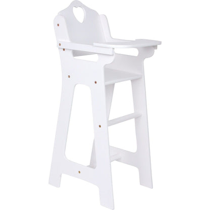Puppenhochstuhl mit klappbarem Tisch