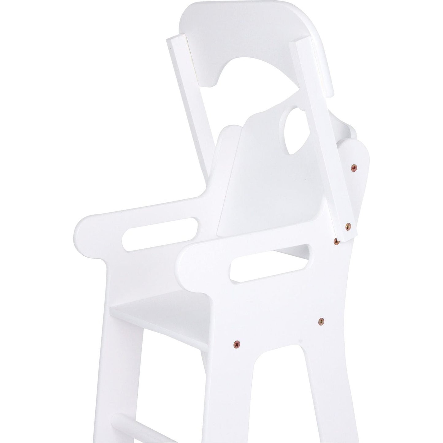 Puppenhochstuhl mit klappbarem Tisch