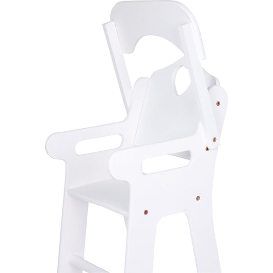 Puppenhochstuhl mit klappbarem Tisch