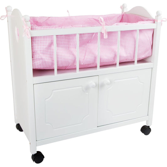 Puppenbett mit Schrank