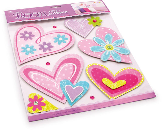 Dekosticker „Herzen“