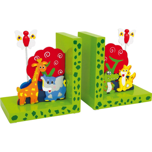 Buchstützen „Wilde Tiere“