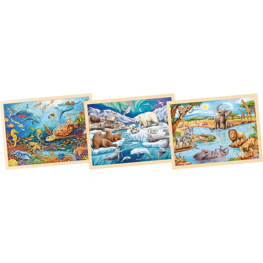 Einlegepuzzle Powerdisplay, 96-teilig