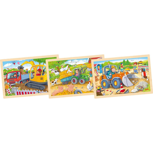 Einlegepuzzle Powerdisplay, 24-teilig