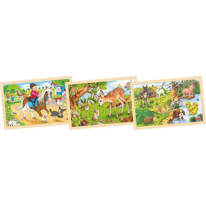 Einlegepuzzle Powerdisplay, 24-teilig