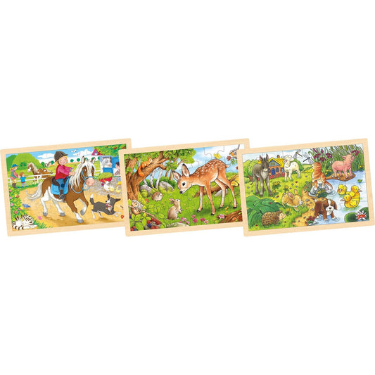 Einlegepuzzle Powerdisplay, 24-teilig