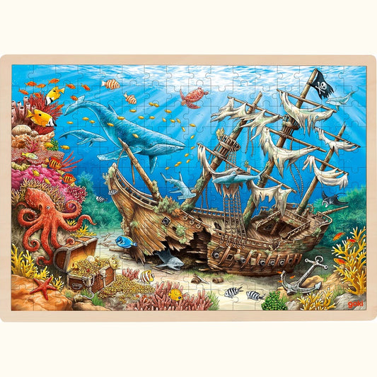 Einlegepuzzle Versunkenes Schiff, Santa Elena