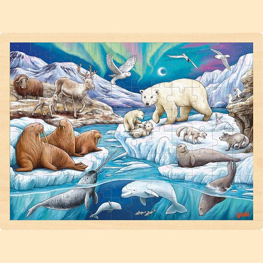 Einlegepuzzle Polarnacht