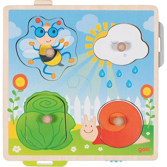 Hintergrundbildpuzzle Im Garten