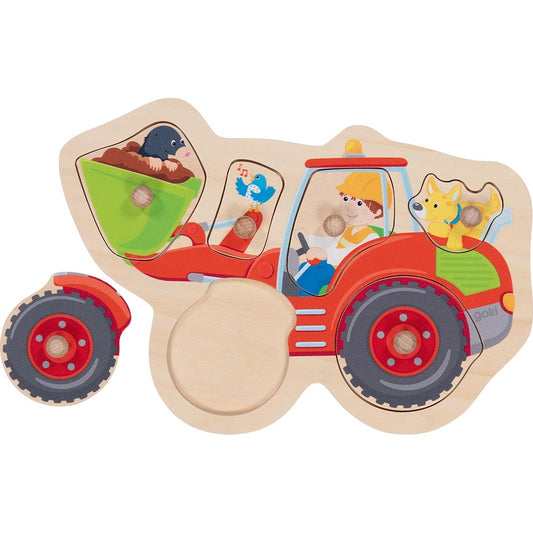 Steckpuzzle Schaufelbagger