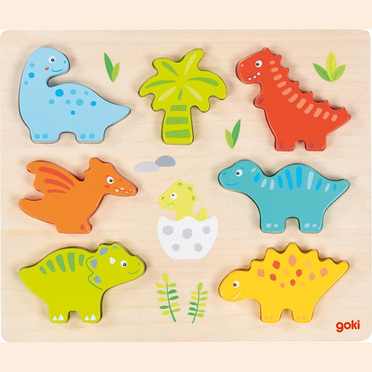 Einlegepuzzle Dinosaurier
