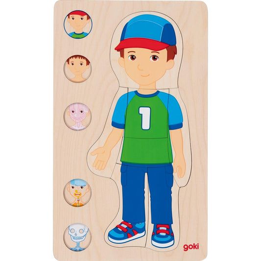 Schichtenpuzzle Junge