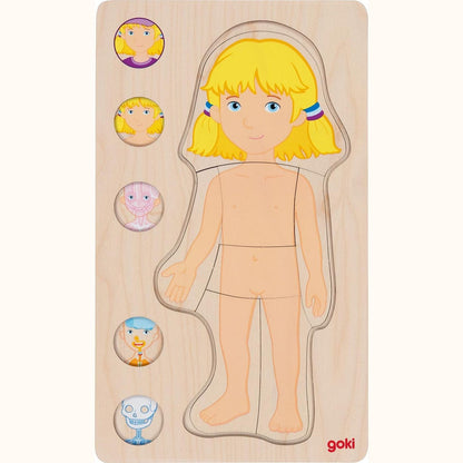 Schichtenpuzzle Mädchen