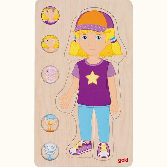 Schichtenpuzzle Mädchen