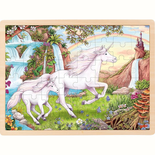 Einlegepuzzle Einhorn