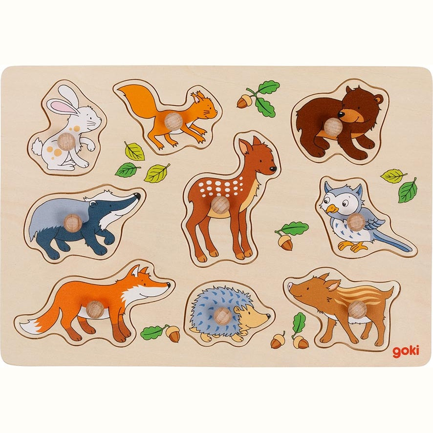 Steckpuzzle Waldtiere