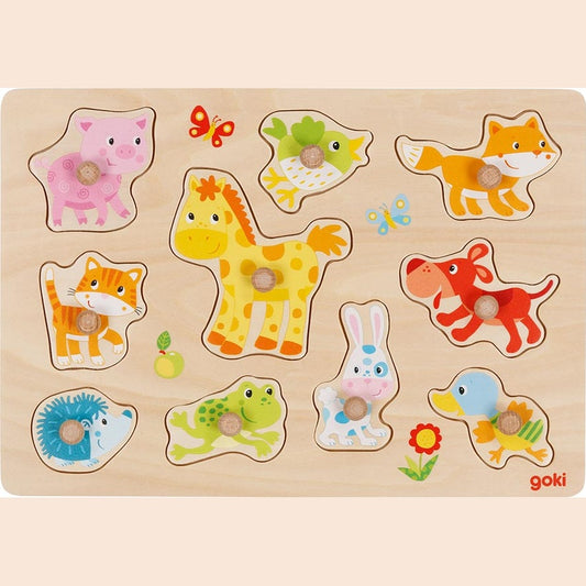 Steckpuzzle Tierkinder