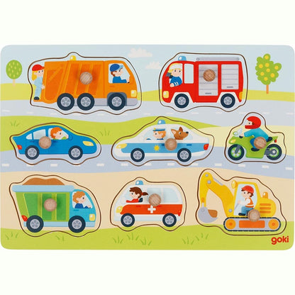 Steckpuzzle Fahrzeuge