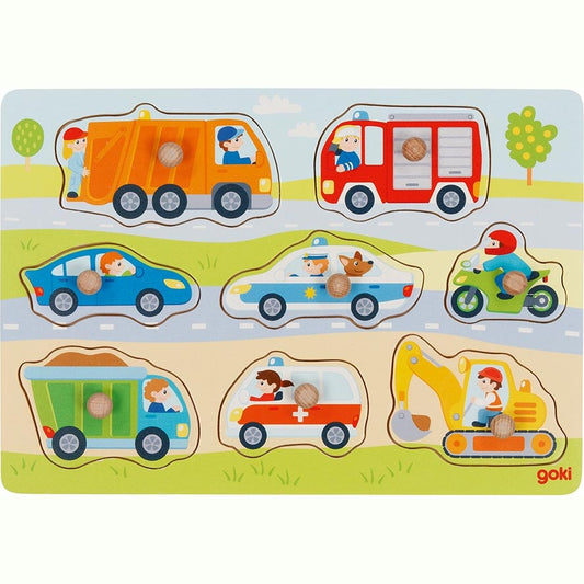 Steckpuzzle Fahrzeuge