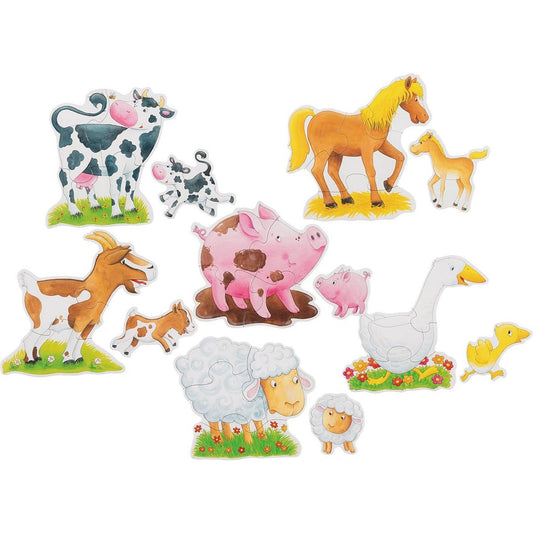 Puzzleset Bauernhoftiere