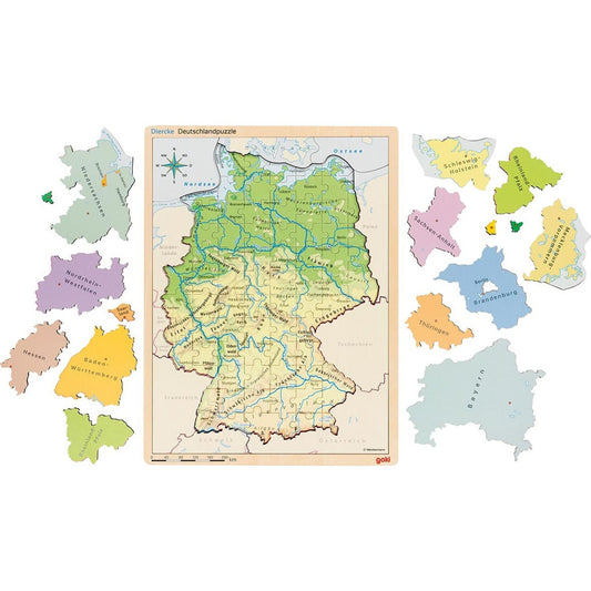 Schichtenpuzzle Deutschland