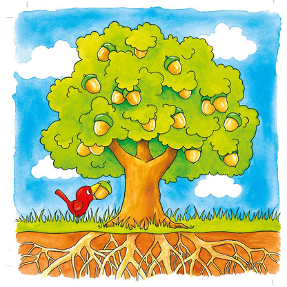 Schichtenpuzzle Der Baum