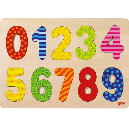 Einlegepuzzle Zahlen 0-9