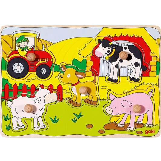 Steckpuzzle Auf dem Bauernhof