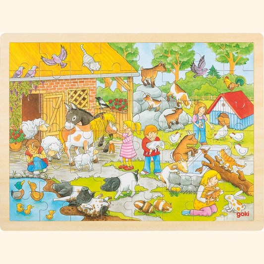 Einlegepuzzle Streichelzoo
