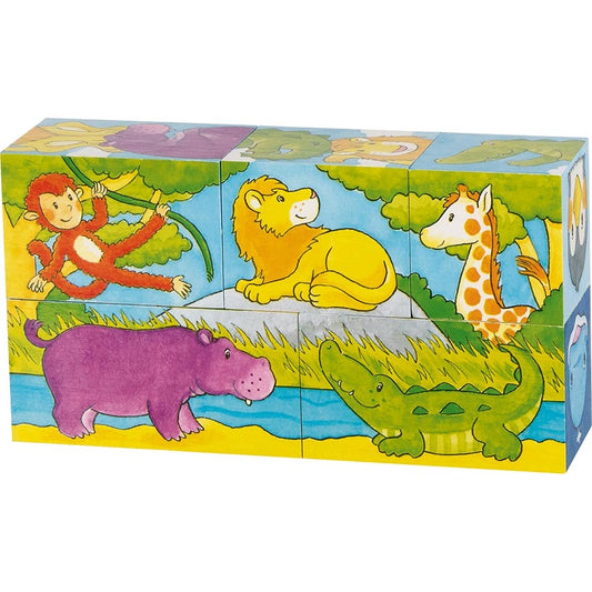 Würfelpuzzle Safari und Arktis