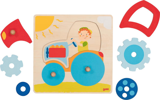 Steckpuzzle Traktor