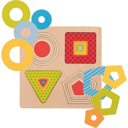 Schichtenpuzzle Formen