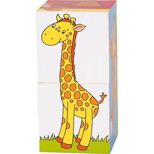 Würfelpuzzle Tiere