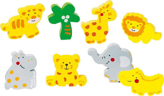 Einlegepuzzle Wilde Tiere